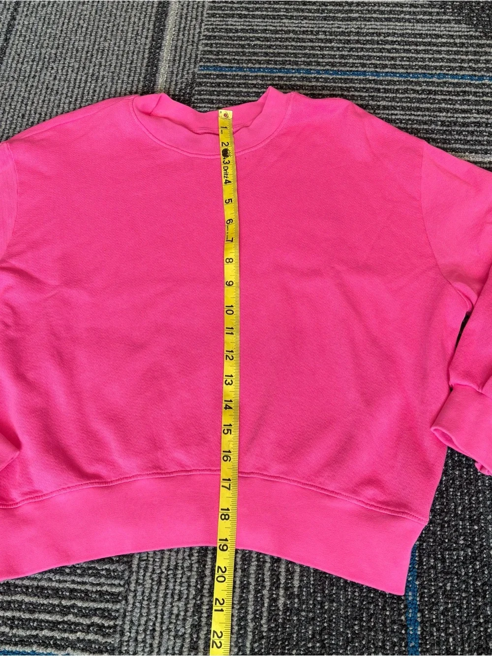 Michael Lauren knit set XS Pink Sweatsuit Crew Neck Wide Leg Pants - Picture 11 of 11